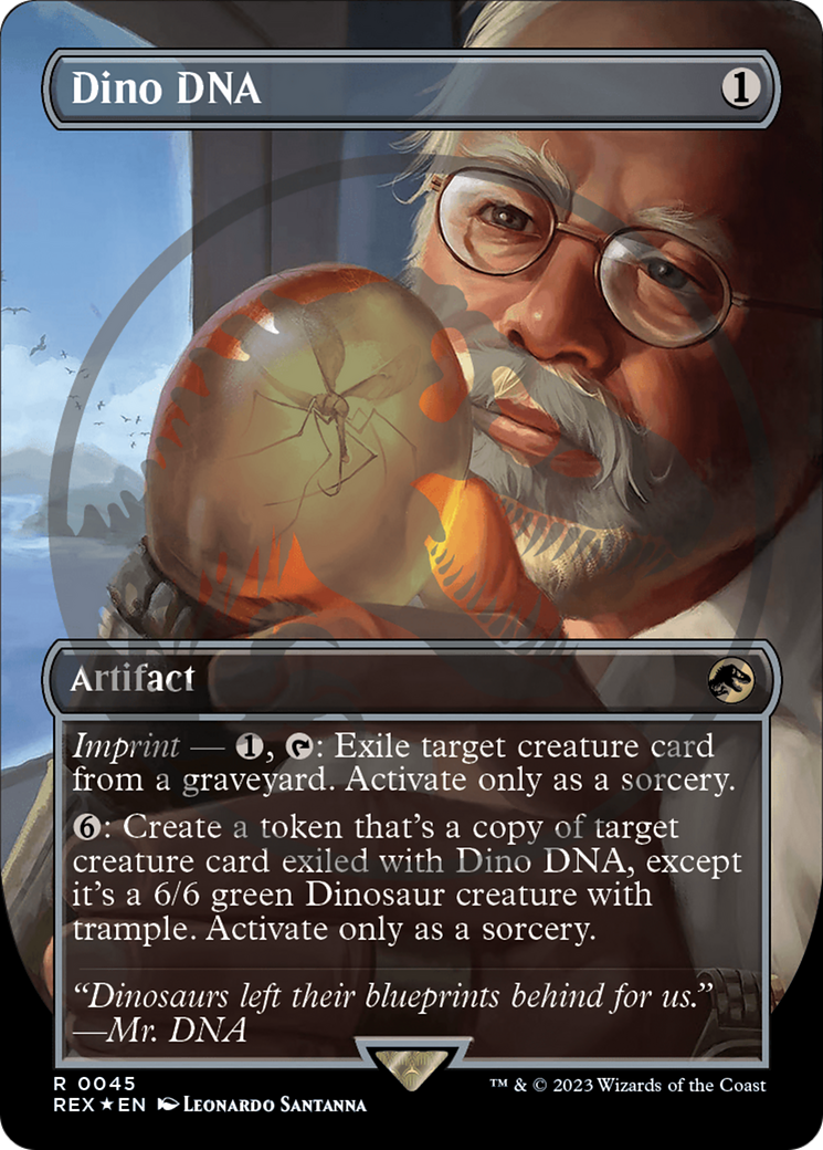 Dino DNA (Emblem) (Borderless) [Jurassic World Collection Tokens]-1
