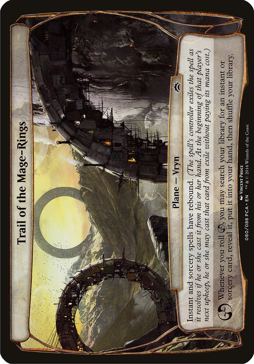 Trail of the Mage-Rings (Planechase Anthology) (OVER-) - Planechase Anthology Planes-1