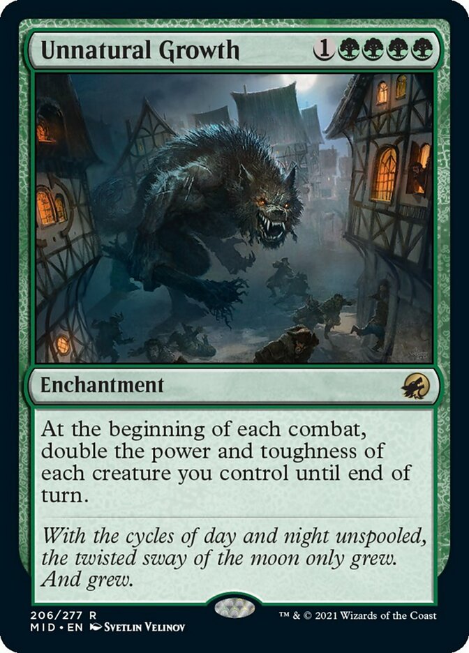 Unnatural Growth [Innistrad: Midnight Hunt]-1