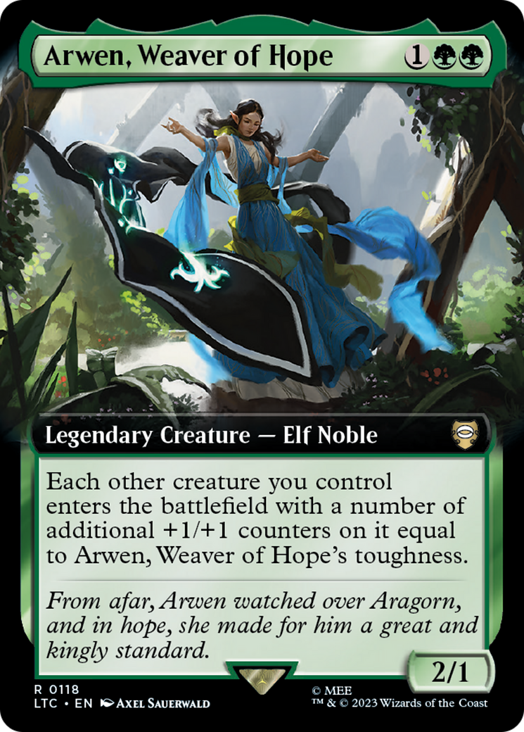 Arwen, Weaver of Hope (Extended Art) [The Lord of the Rings: Tales of Middle-Earth Commander]-1
