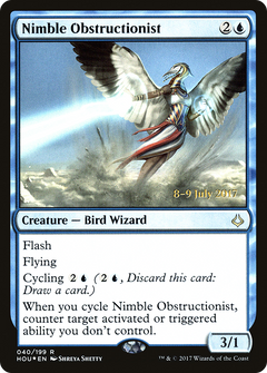 Nimble Obstructionist [Hour of Devastation Prerelease Promos]-1