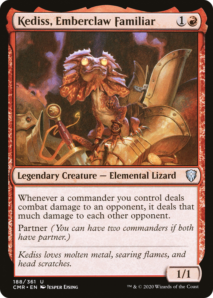 Kediss, Emberclaw Familiar [Commander Legends]-1