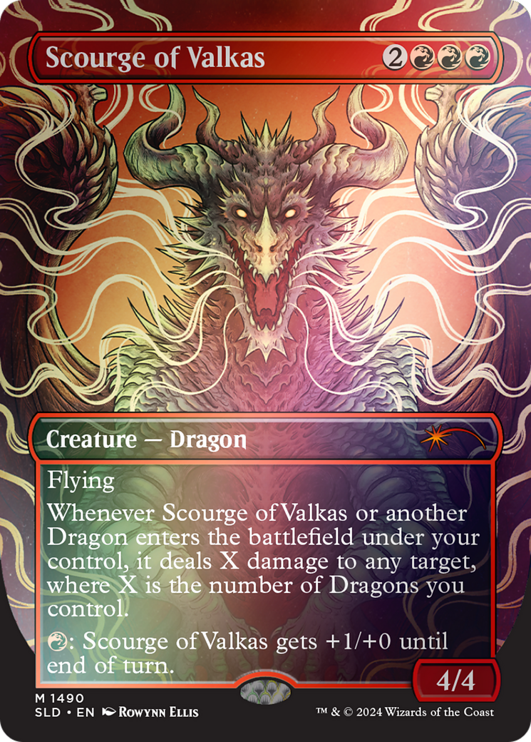 Scourge of Valkas (Rainbow Foil) [Secret Lair Drop Series]-1