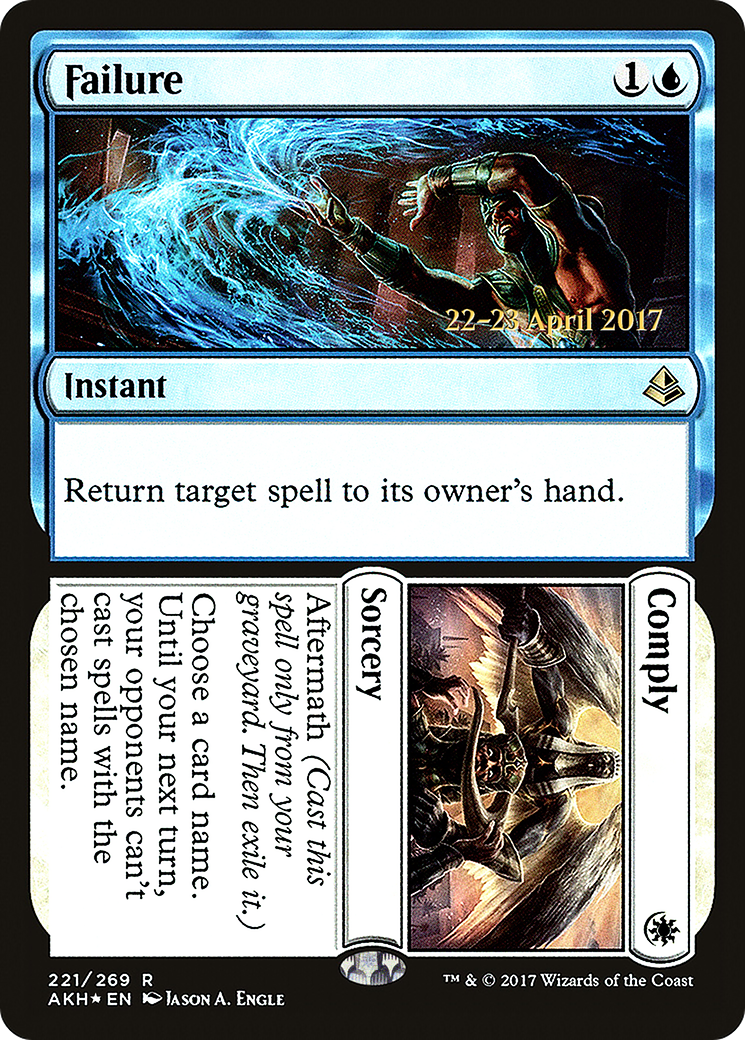 Failure // Comply [Amonkhet Prerelease Promos]-1