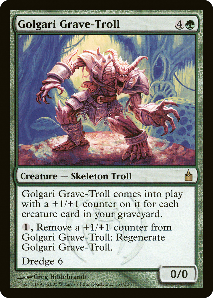 Golgari Grave-Troll [Ravnica: City of Guilds]-1