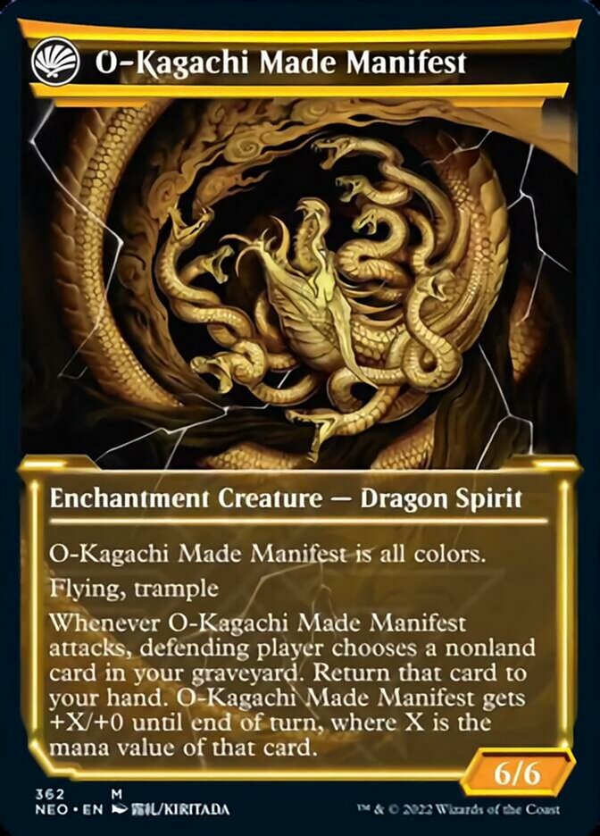 The Kami War // O-Kagachi Made Manifest (Showcase Soft Glow) [Kamigawa: Neon Dynasty]-2