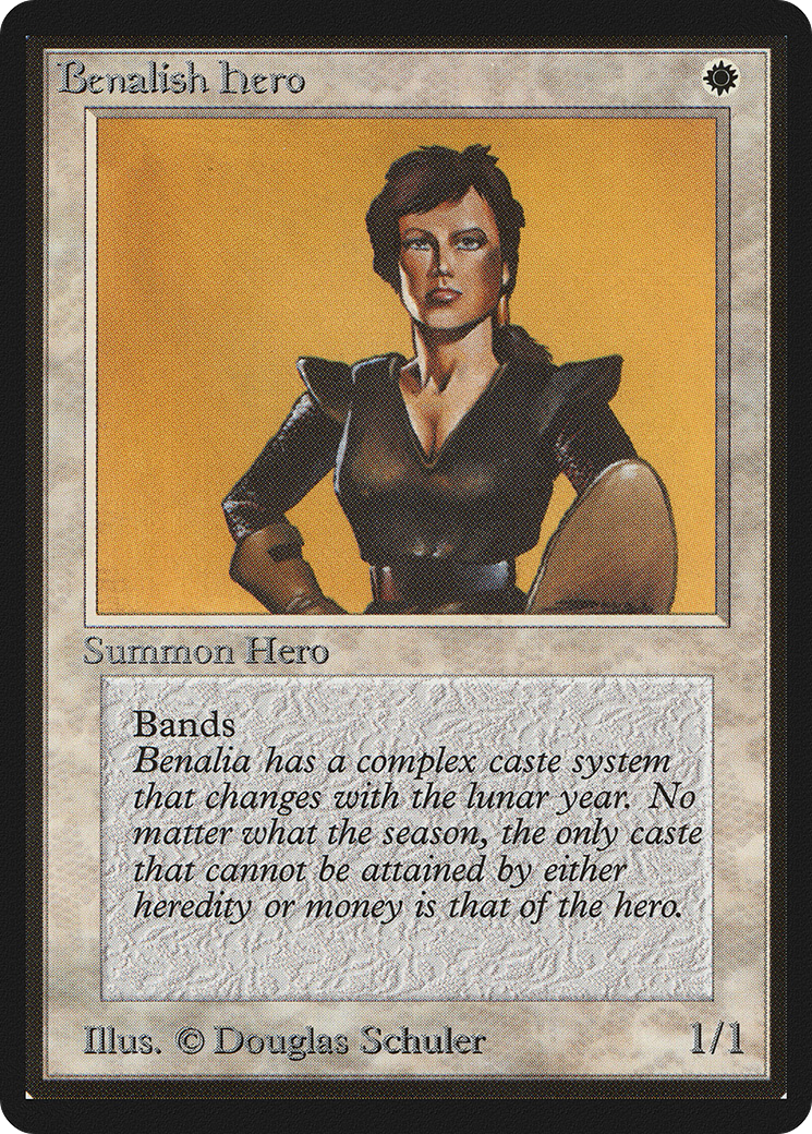 Benalish Hero (LEB-) - Limited Edition Beta-1