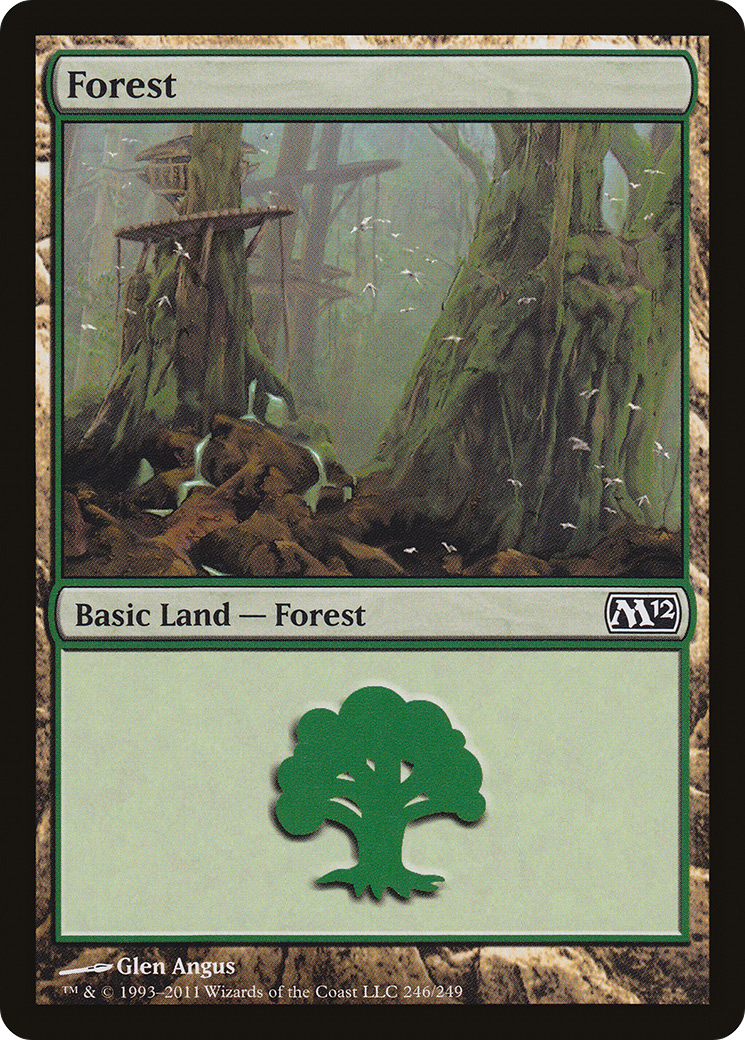 Forest (246) [Magic 2012]-1