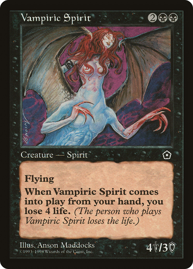 Vampiric Spirit (P02-090) - Portal Second Age-1