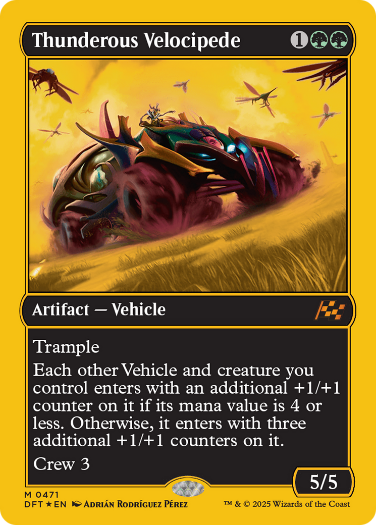 Thunderous Velocipede (First-Place Foil) [Aetherdrift]-1