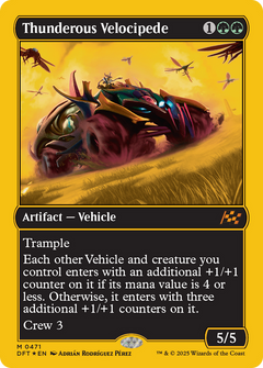 Thunderous Velocipede (First-Place Foil) [Aetherdrift]-1