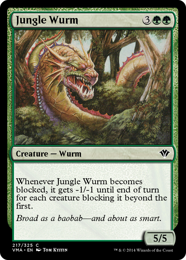 Jungle Wurm (VMA-217) - Vintage Masters-1