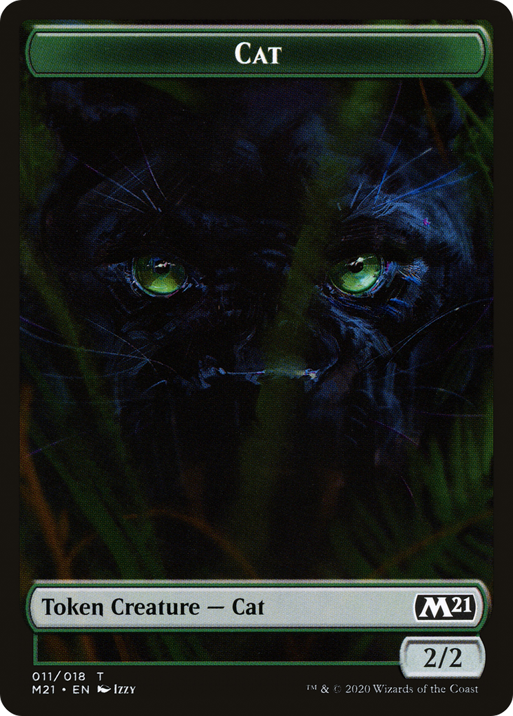 Cat (TM21-011) - Core Set 2021 Tokens Foil-1