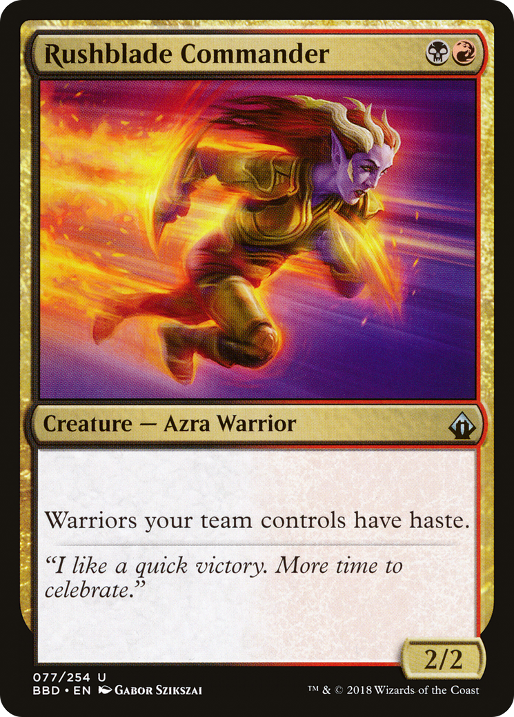 Rushblade Commander [Battlebond]-1
