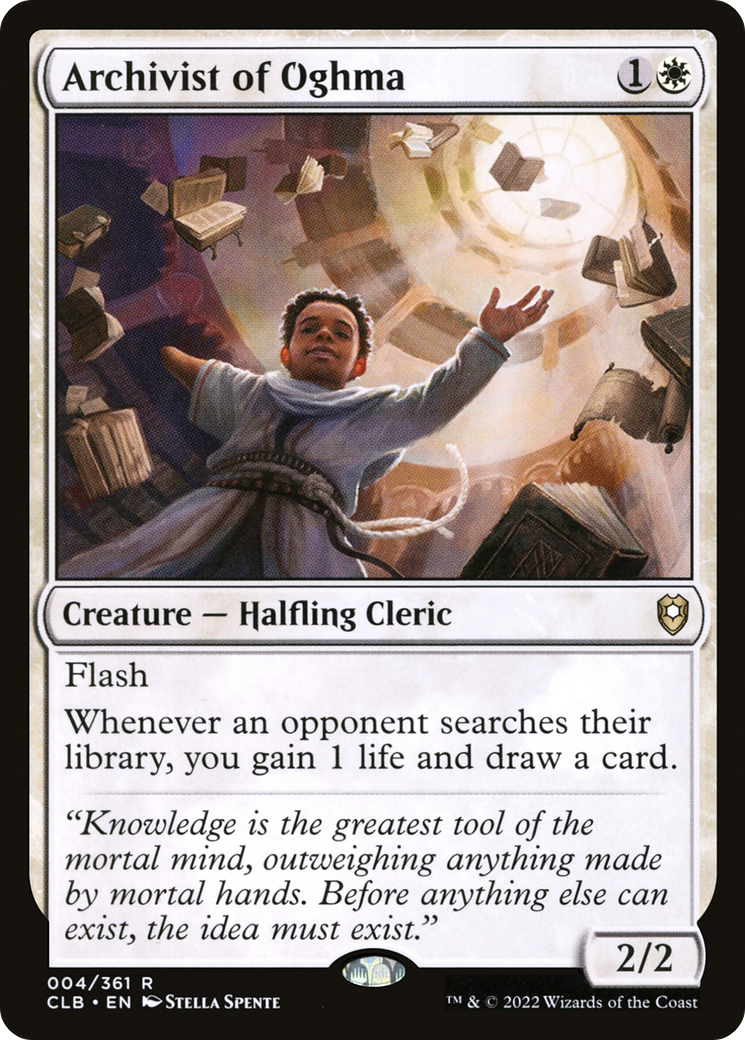 Archivist of Oghma [Commander Legends: Battle for Baldur's Gate]-1