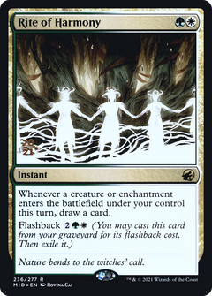 Rite of Harmony [Innistrad: Midnight Hunt Prerelease Promos]-1