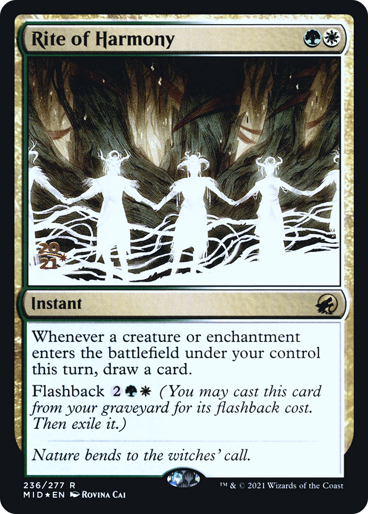 Rite of Harmony [Innistrad: Midnight Hunt Prerelease Promos]-1