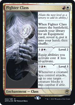 Fighter Class (Ampersand Promo) [Dungeons & Dragons: Adventures in the Forgotten Realms Promos]-1