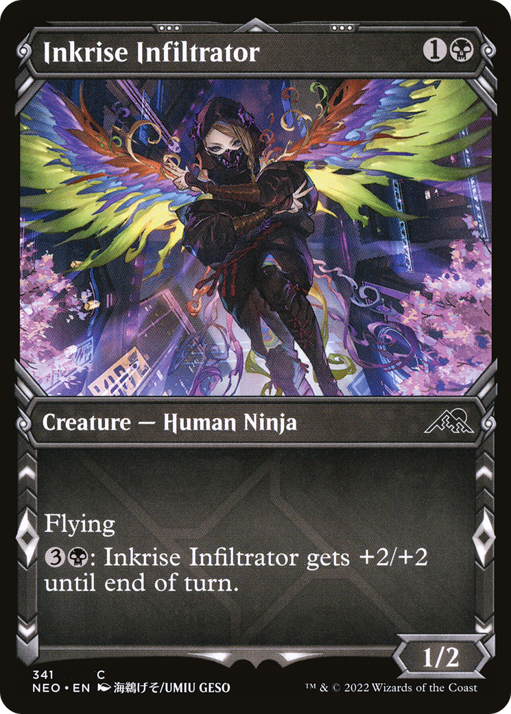 Inkrise Infiltrator (Showcase Ninja) [Kamigawa: Neon Dynasty]-1