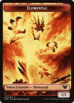 Elemental (TNEC-004) - Neon Dynasty Commander Tokens Foil-1