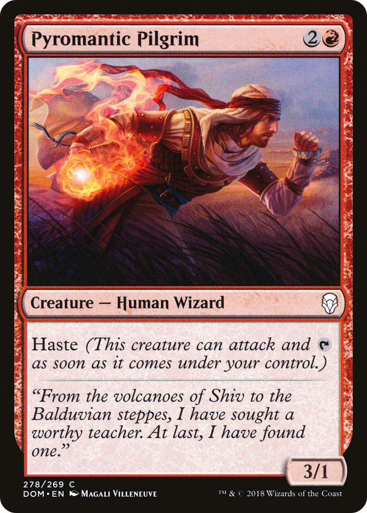 Pyromantic Pilgrim [Dominaria]-1