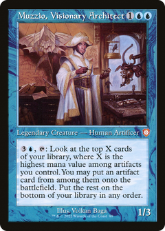 Muzzio, Visionary Architect (Retro) [The Brothers' War Commander]-1