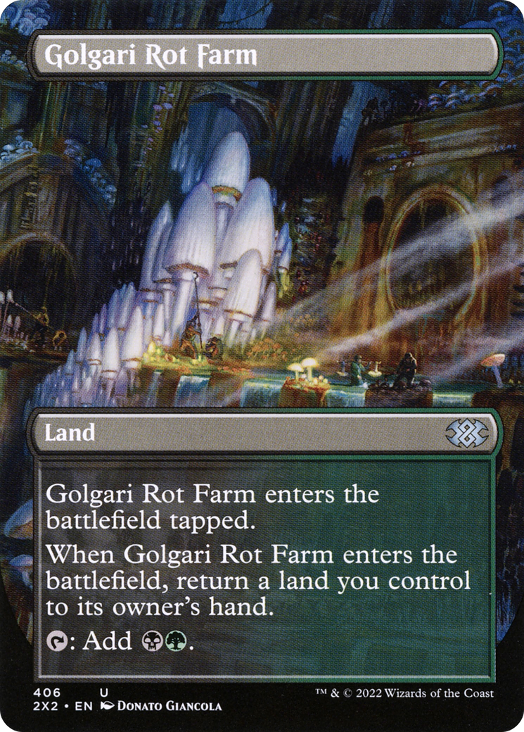 Golgari Rot Farm (Borderless Alternate Art) [Double Masters 2022]-1