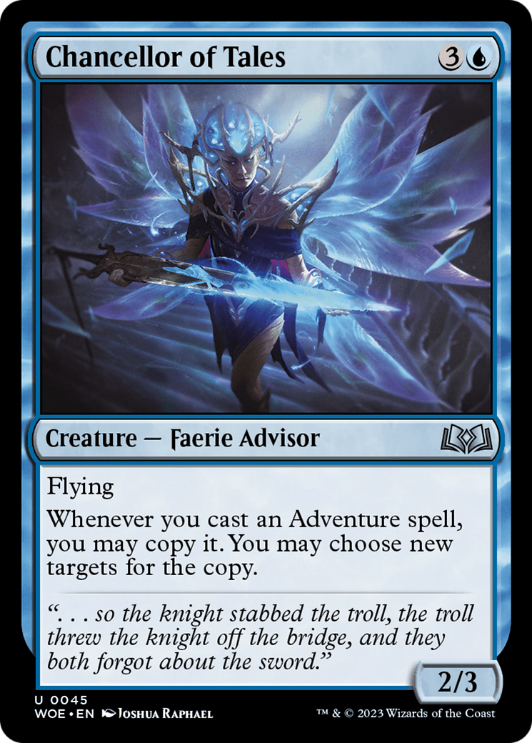 Chancellor of Tales [Wilds of Eldraine]-1