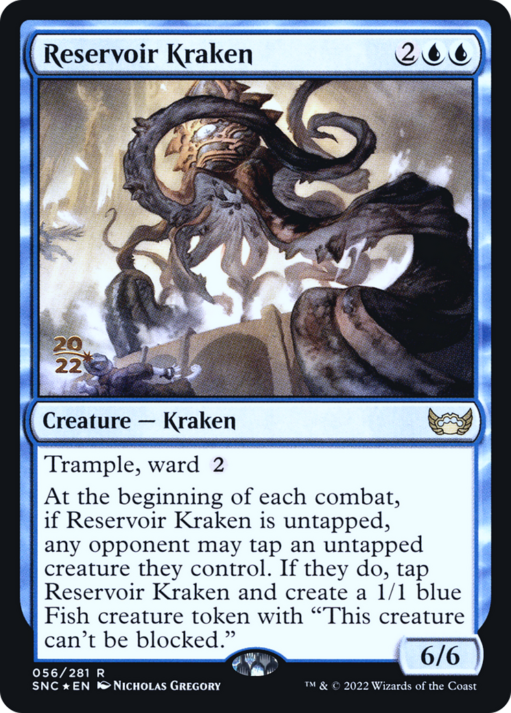 Reservoir Kraken [Streets of New Capenna Prerelease Promos]-1