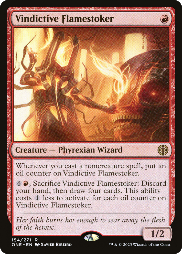 Vindictive Flamestoker (ONE-154) - Phyrexia: All Will Be One-1