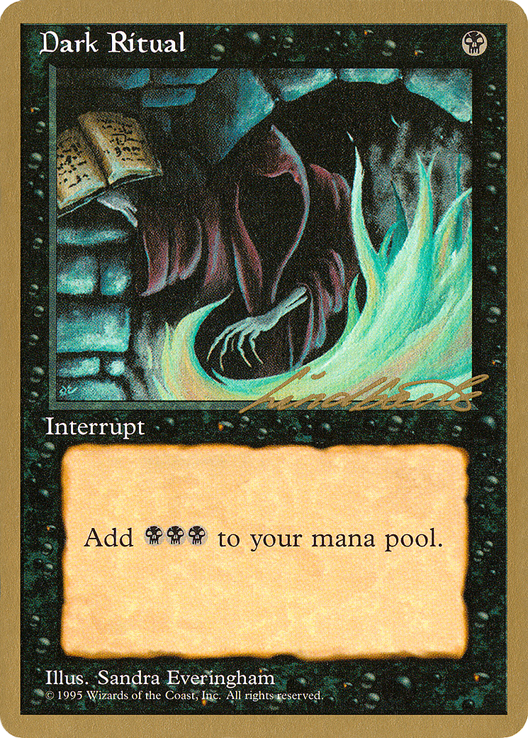 Dark Ritual (Leon Lindback) [Pro Tour Collector Set]-1