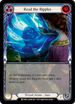 Read the Ripples (Blue) [FAB092] (Promo)  Rainbow Foil-1