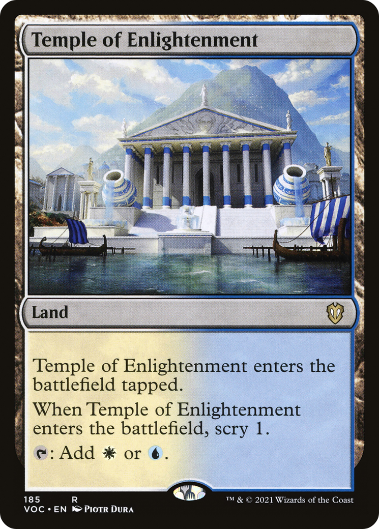 Temple of Enlightenment [Innistrad: Crimson Vow Commander]-1