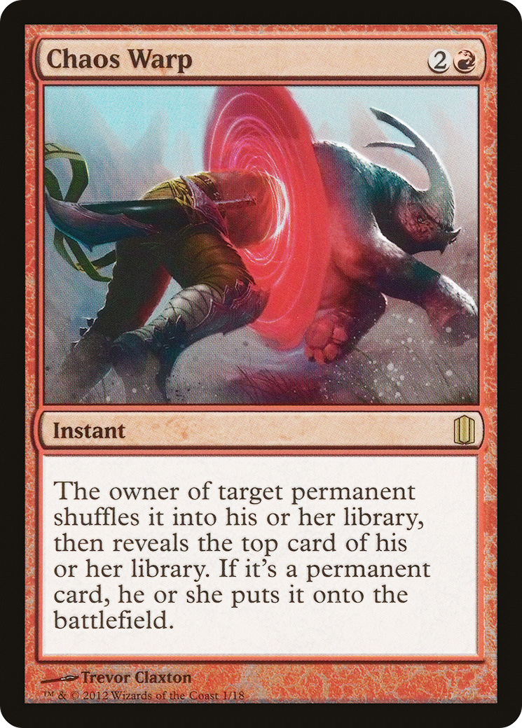 Chaos Warp [Commander's Arsenal]-1
