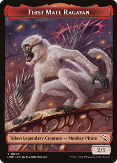 First Mate Ragavan (TMOM-006) - March of the Machine Tokens-1