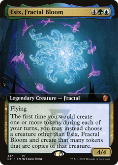 Esix, Fractal Bloom (Extended Art) [Commander 2021]-1