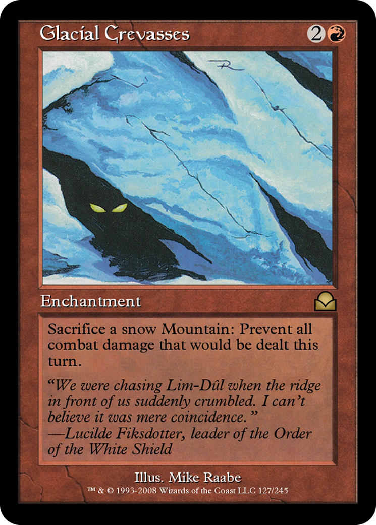 Glacial Crevasses (ME2-127) - Masters Edition II Foil-1