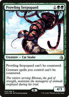 Prowling Serpopard [Amonkhet Prerelease Promos]-1