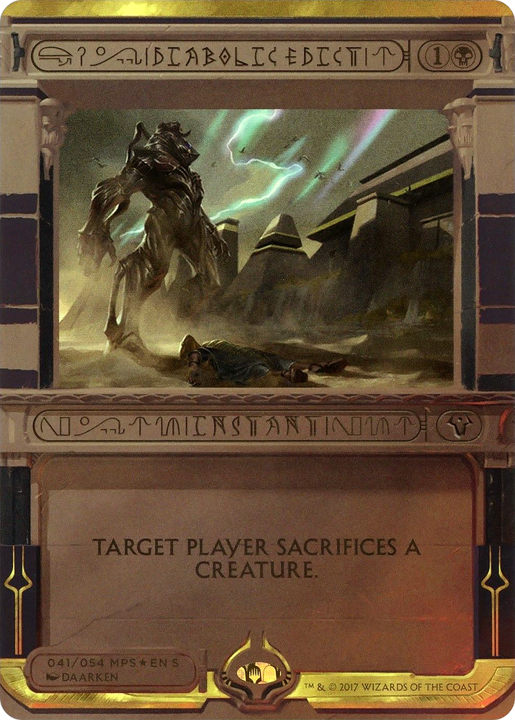 Diabolic Edict (Invocation) [Amonkhet Invocations]-1