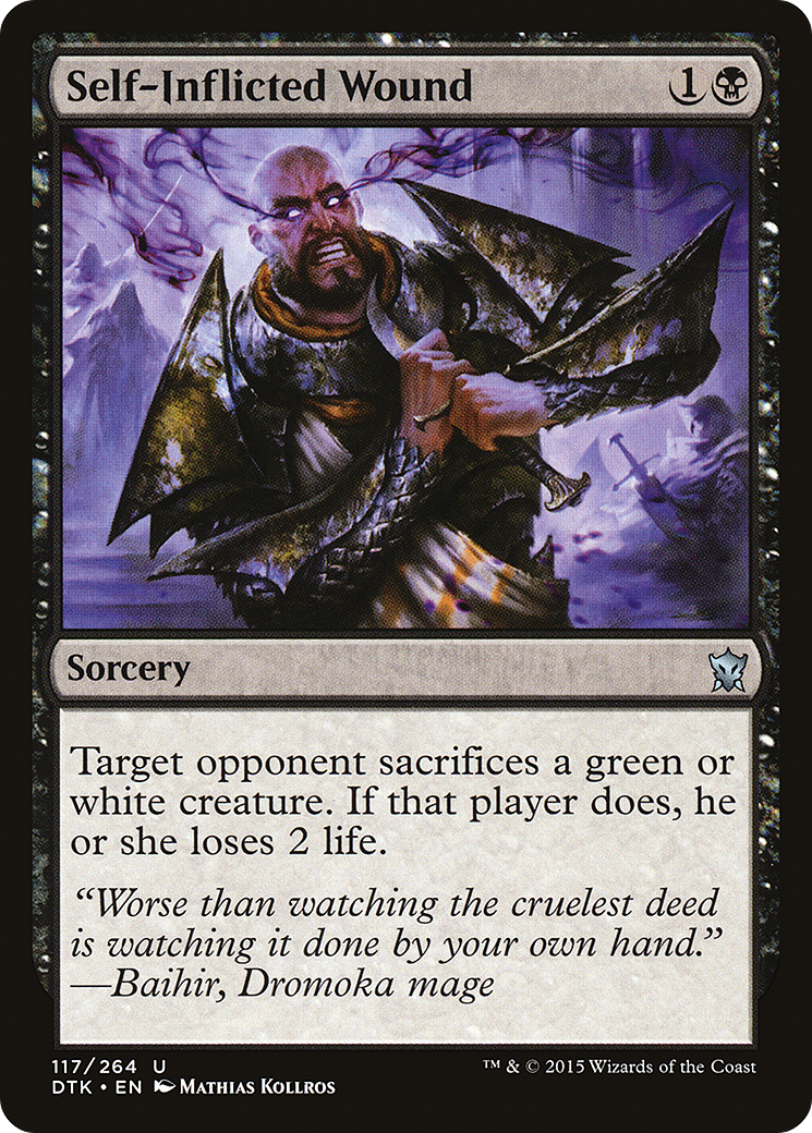 Self-Inflicted Wound [Dragons of Tarkir]-1