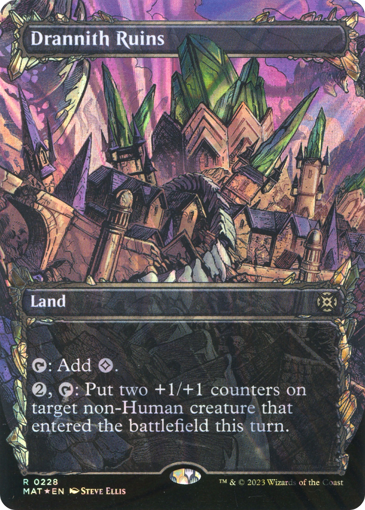 Drannith Ruins (Showcase Halo Foil) [March of the Machine: The Aftermath]-1