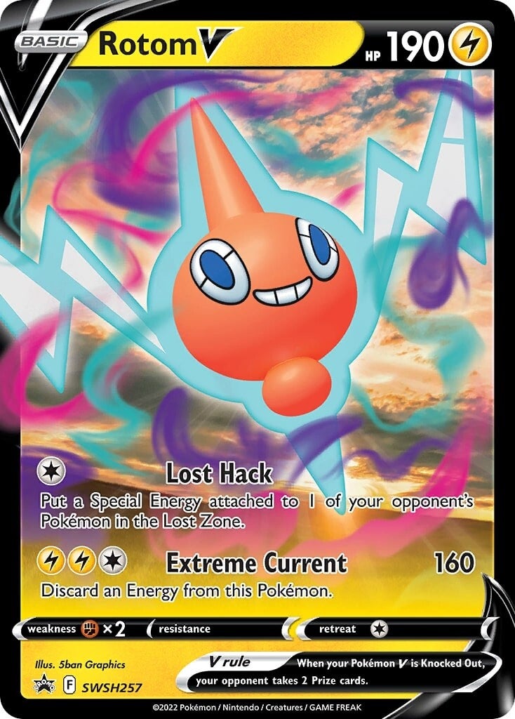 Rotom V (SWSH257) [Sword & Shield: Black Star Promos]-1