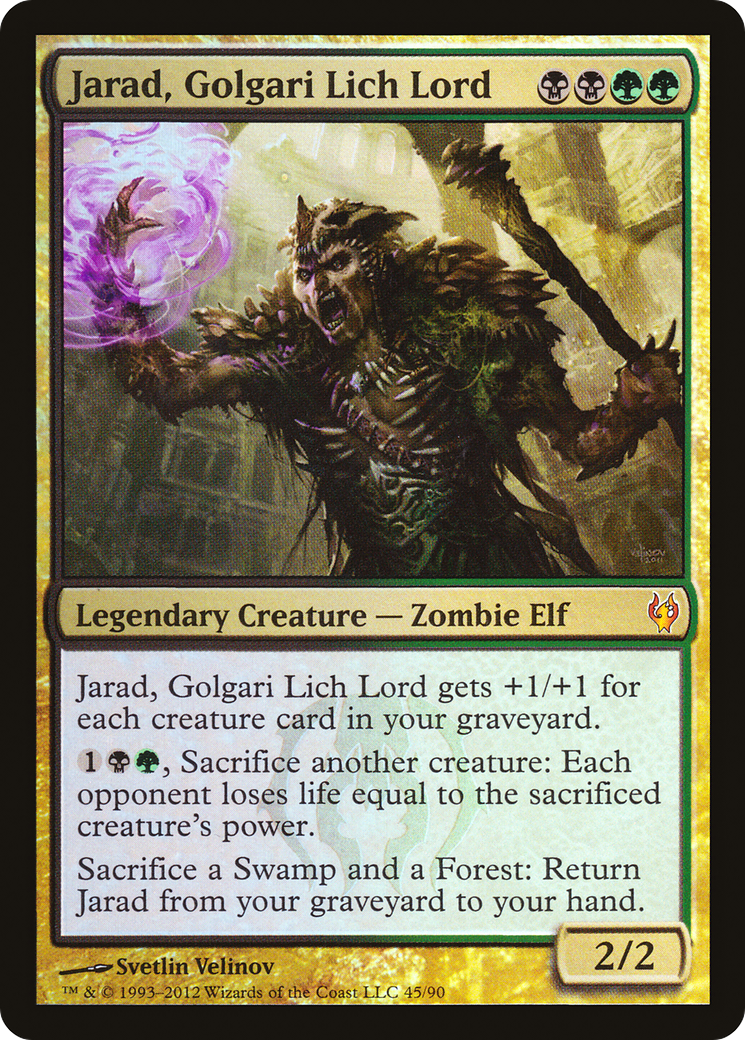 Jarad, Golgari Lich Lord [Duel Decks: Izzet vs. Golgari]-1