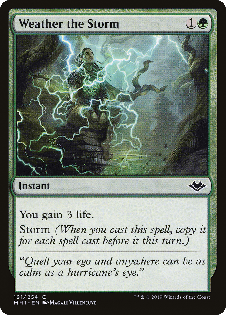 Weather the Storm (MH1-191) - Modern Horizons Foil-1