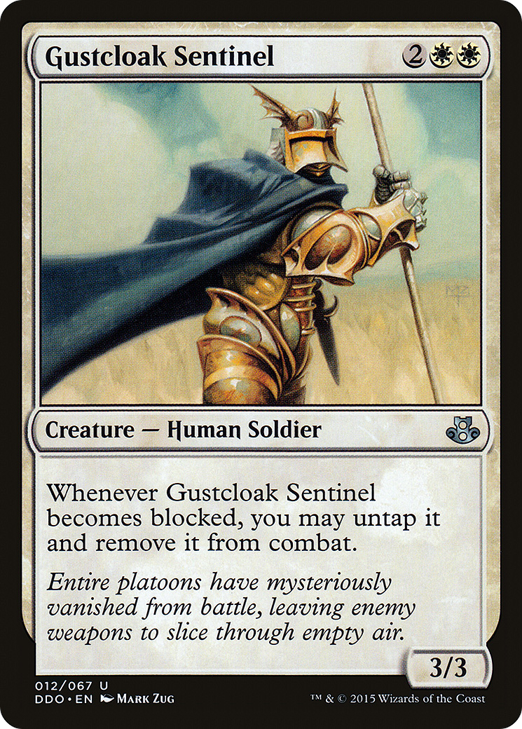 Gustcloak Sentinel [Duel Decks: Elspeth vs. Kiora]-1