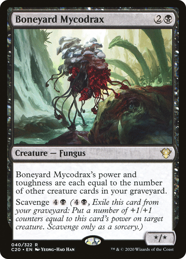 Boneyard Mycodrax [Commander 2020]-1