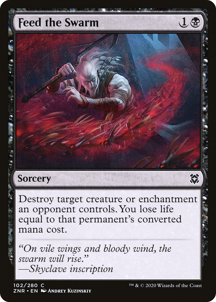Feed the Swarm [Zendikar Rising]-1