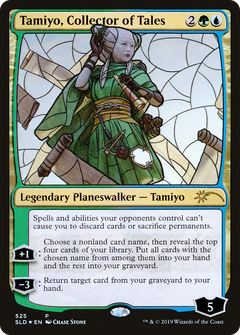 Tamiyo, Collector of Tales (Stained Glass) [Secret Lair Drop Promos]-1