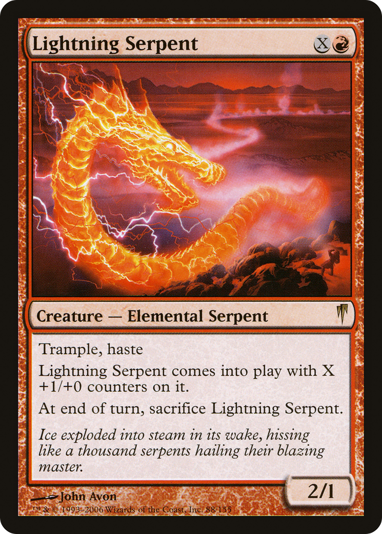 Lightning Serpent [Coldsnap]-1