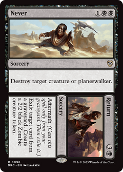 Never // Return [Aetherdrift Commander]-1